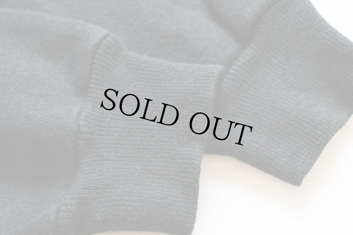 画像5: 60s DRAKE UNIVERSITY フロッキープリント コットン スウェット 黒 (5)