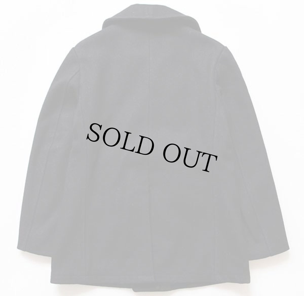 画像2: 70s EddieBauerエディーバウアー ウール ピーコート 濃紺 (2)