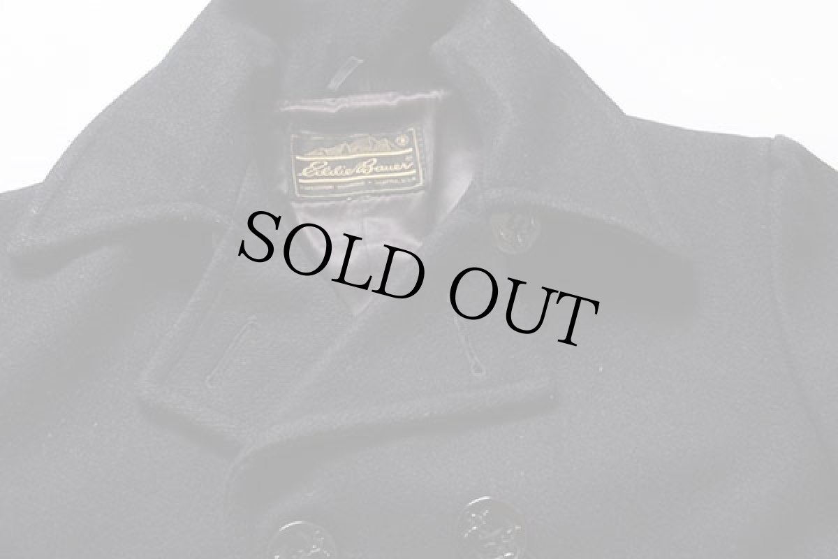 画像3: 70s EddieBauerエディーバウアー ウール ピーコート 濃紺 (3)