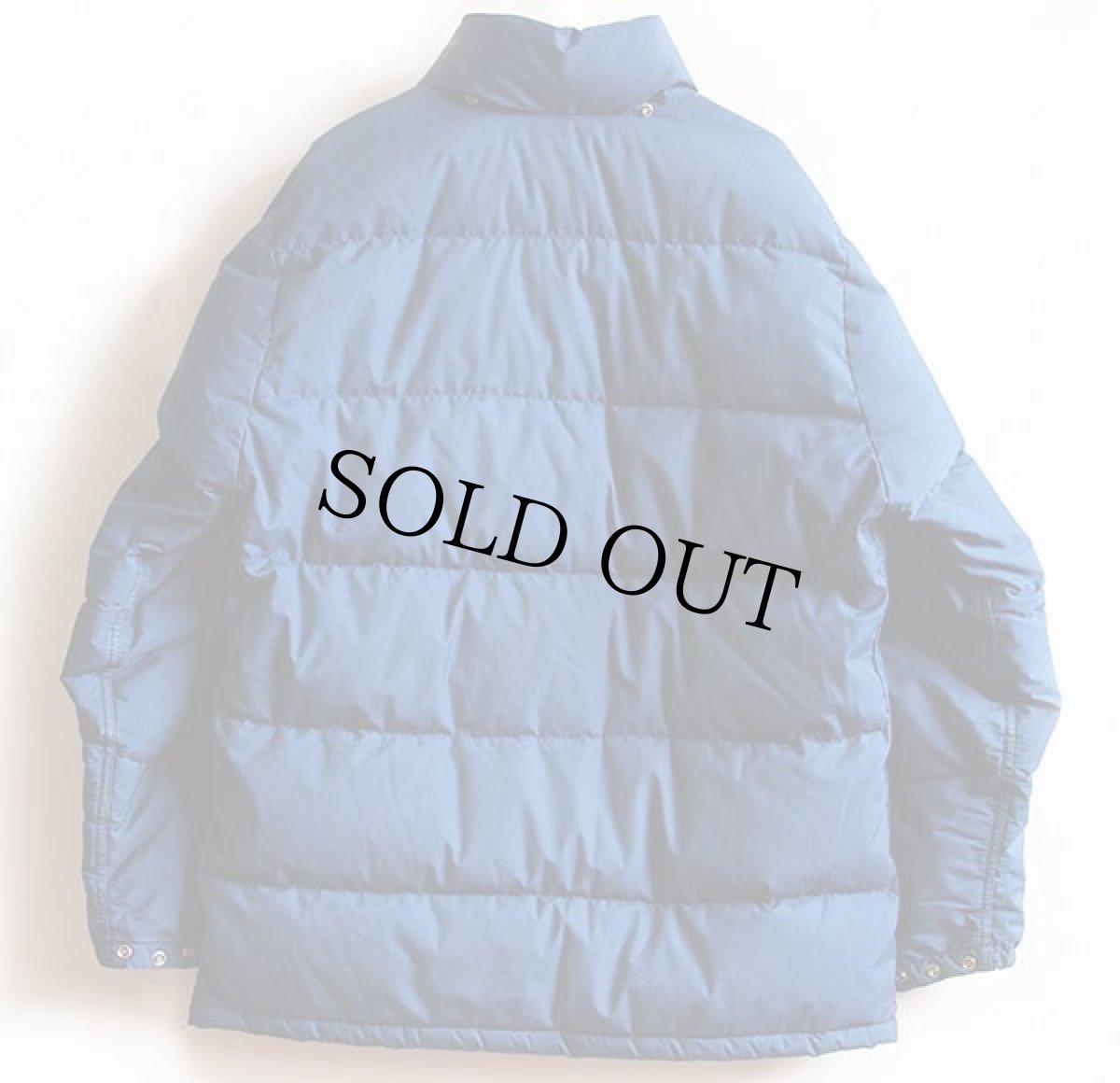 画像2: 70s THE NORTH FACEノースフェイス 茶タグ ダウンジャケット 青紺 XL (2)