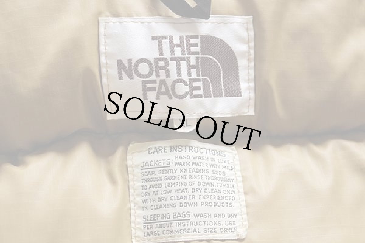 画像4: 70s THE NORTH FACEノースフェイス 茶タグ ダウンジャケット 青紺 XL (4)