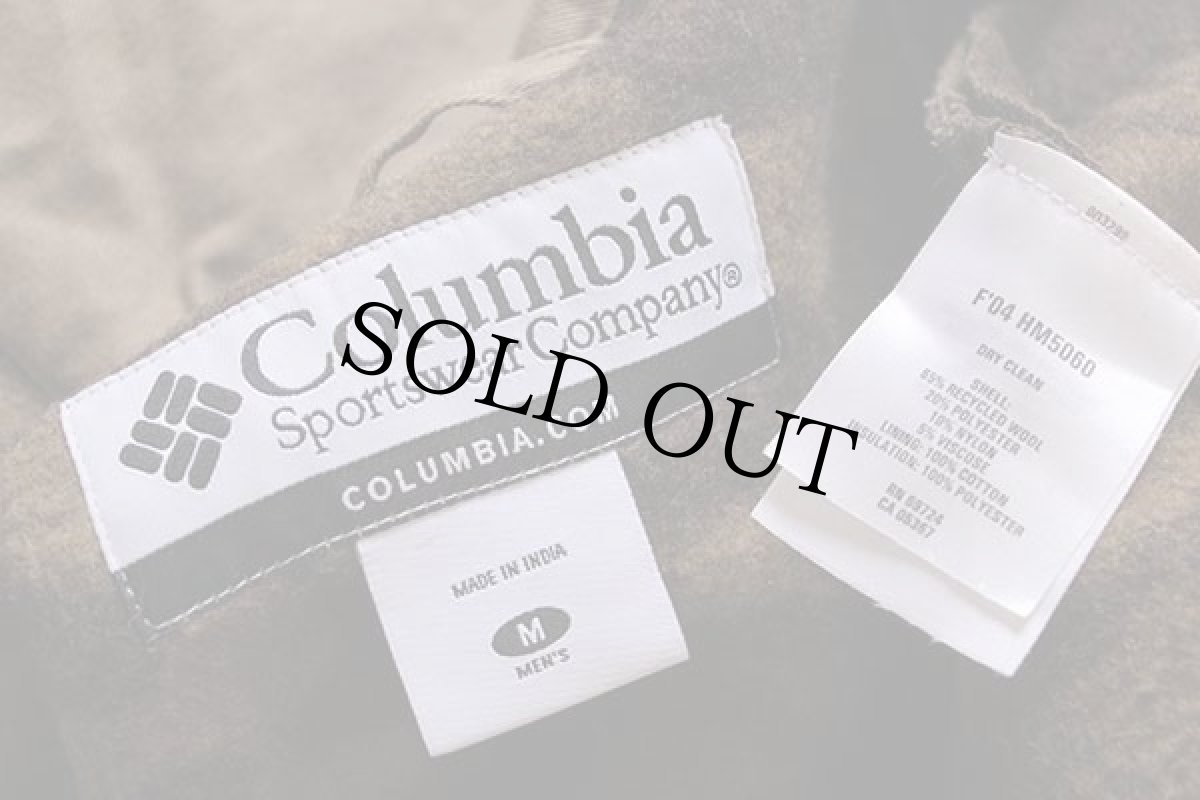 画像4: 00s Columbiaコロンビア 迷彩 ウールパーカー M (4)