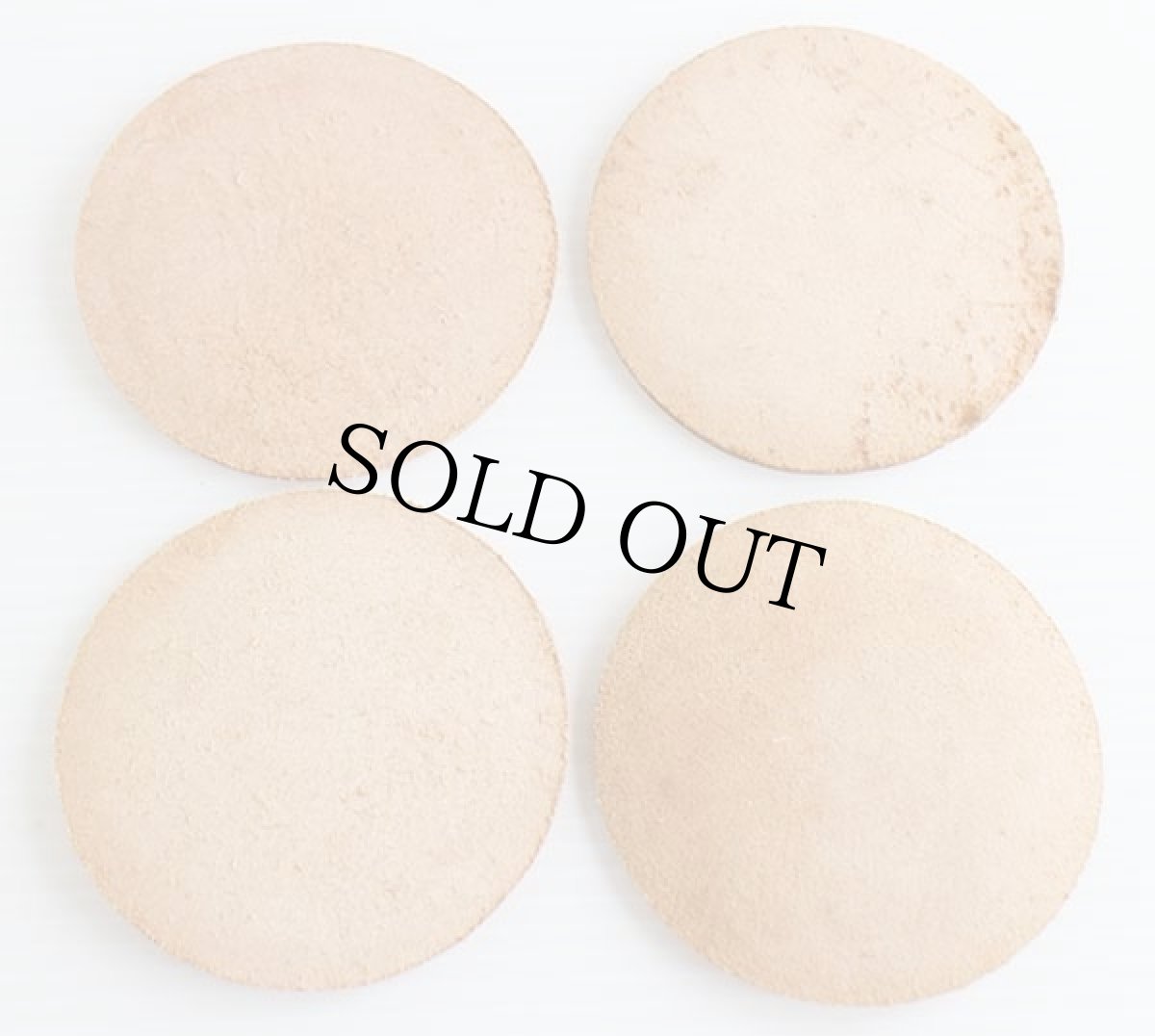 画像3: ハンドクラフト 花柄 カービング レザー コースター 4枚セット (3)