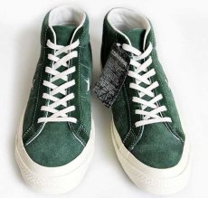 画像3: 未使用★CONVERSEコンバース Chuck Taylorチャックテイラー ONE STARワンスター MID スエード 緑 9.5 (3)