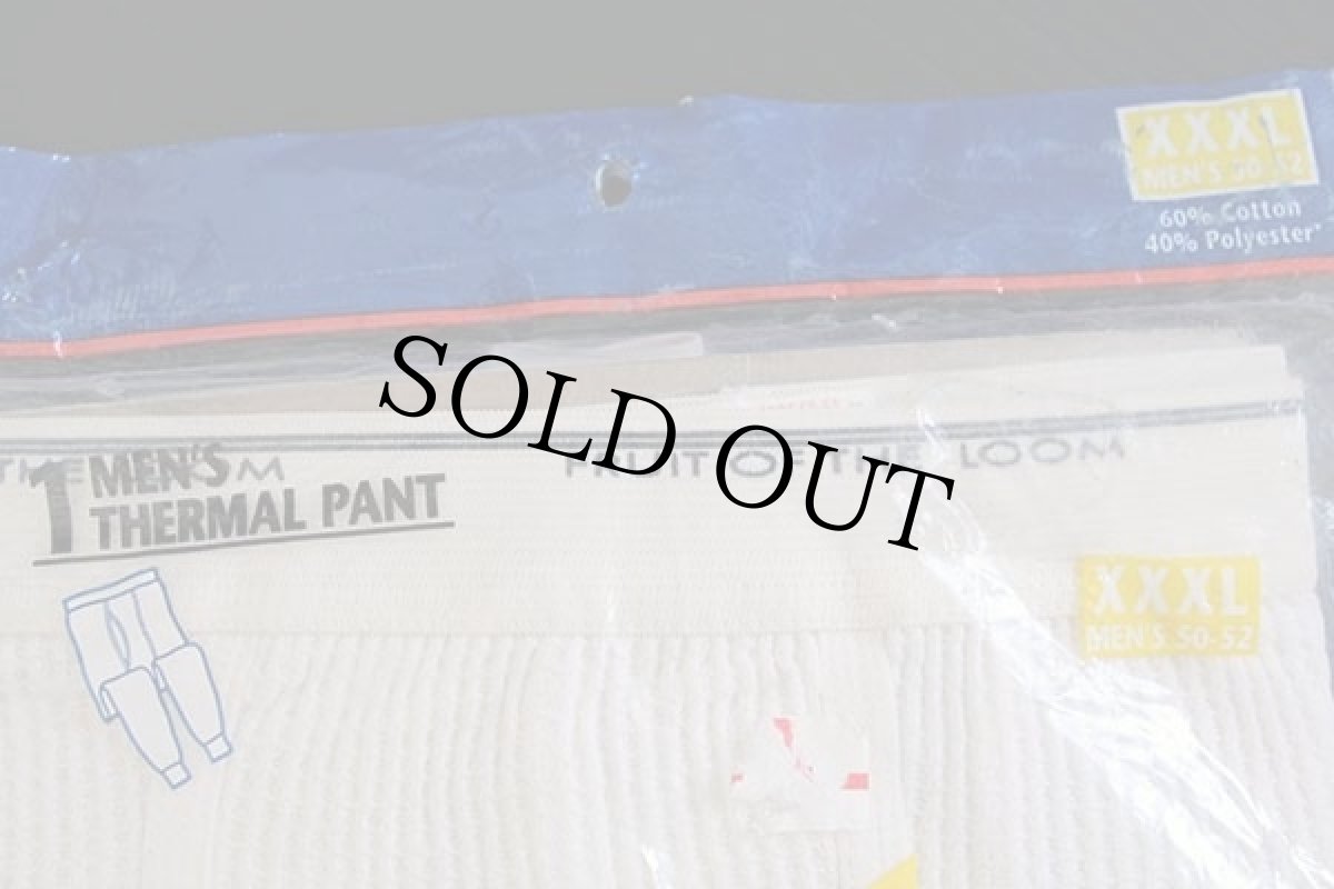 画像3: デッドストック★90s FRUIT OF THE LOOM サーマルパンツ ナチュラル XXXL★特大 (3)