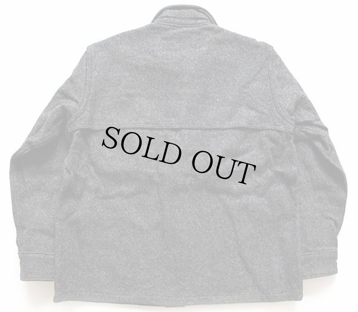 画像2: 70s EddieBauerエディーバウアー ウール シャツジャケット チャコール 16 (2)