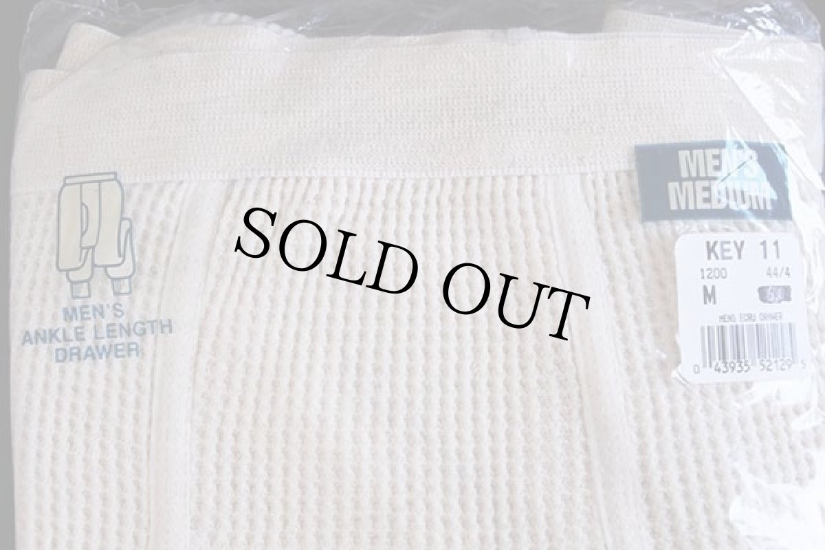 画像3: デッドストック★80s USA製 NORTHWEST TERRITORY サーマルパンツ ナチュラル M (3)