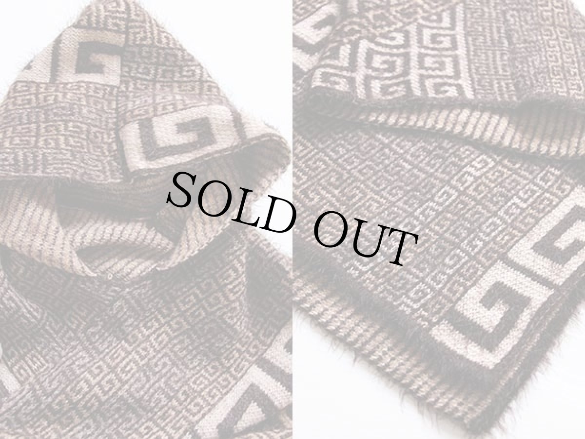 画像3: フォークロア アクリルニット ポンチョ (3)