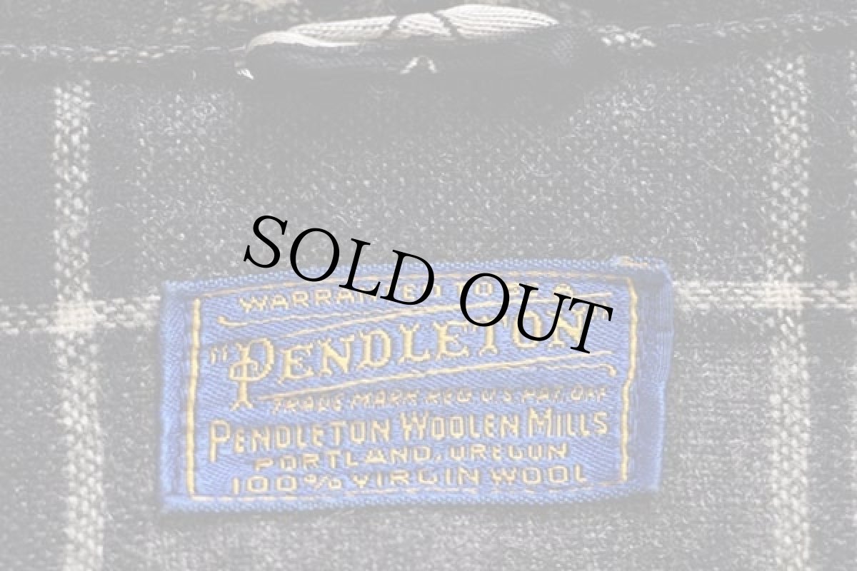 画像4: 50s PENDLETONペンドルトン チェック ウールガウン (4)
