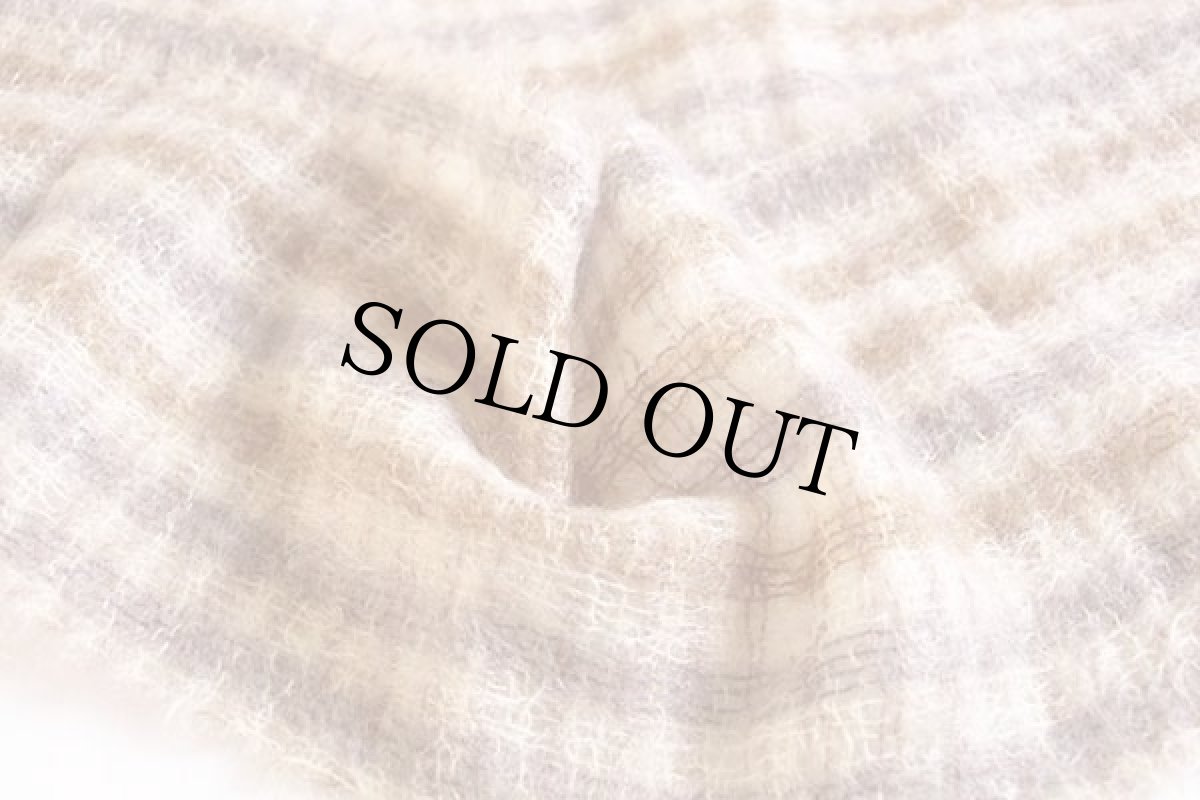 画像3: スコットランド製 HEATHER-GLEN モヘヤ パイル マフラー (3)