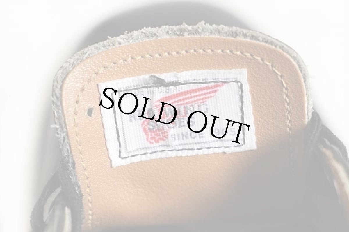 画像4: 90s USA製 REDWINGレッドウイング 9335 Uチップ/モックトゥ ポストマン レザーシューズ 黒 9B (4)
