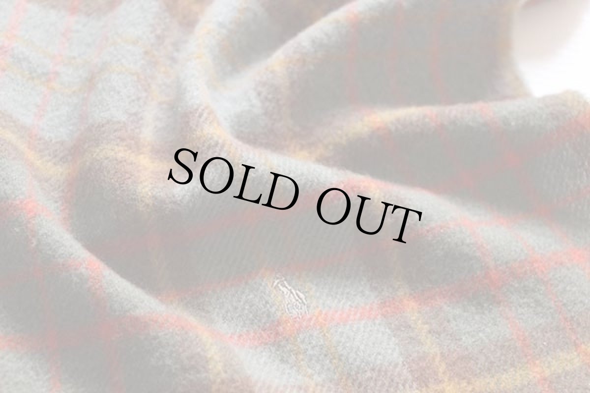 画像3: 90s スコットランド製 ラルフローレン タータンチェック ウール マフラー (3)