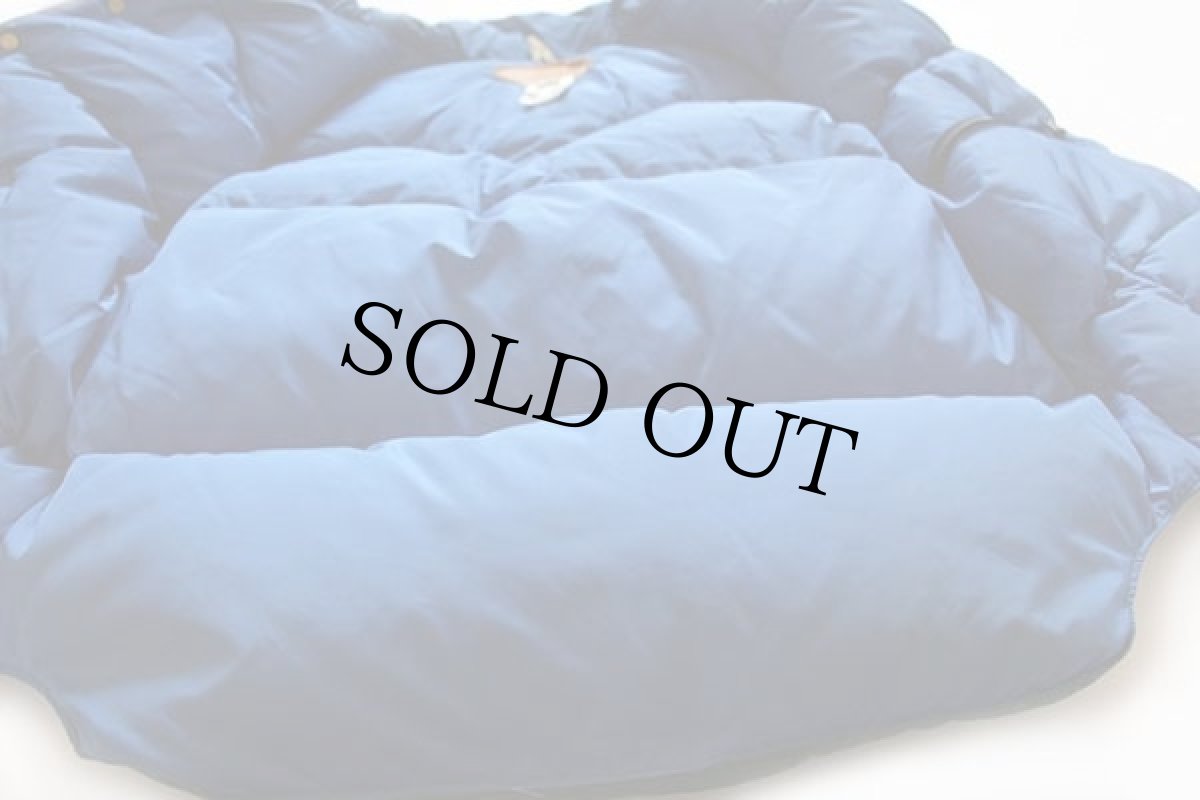 画像5: 70s Rocky Mountainロッキーマウンテン レザーヨーク切り替え ダウンベスト 緑 42 (5)