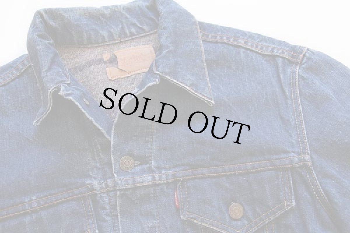 画像3: 60s USA製 LEVI'Sリーバイス 70505 BIGE ブランケットライナー デニムジャケット (3)
