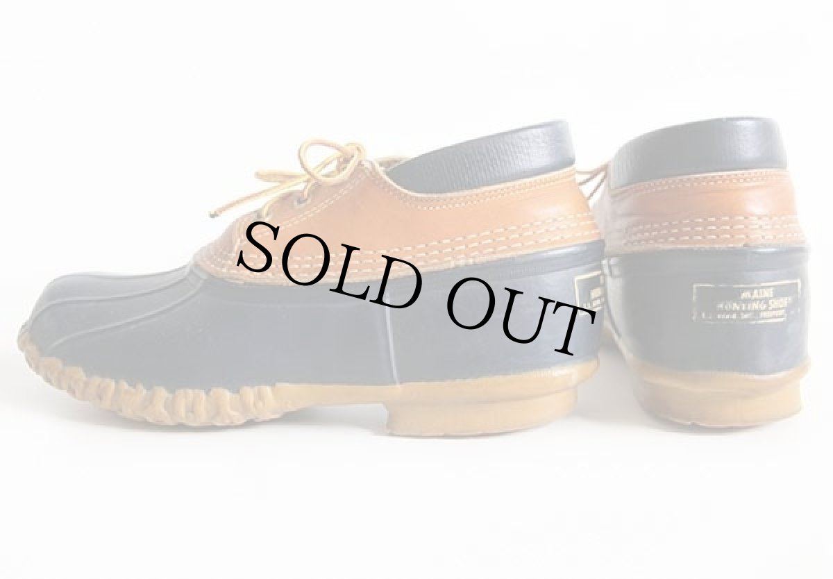 画像2: 80s USA製 L.L.Bean メインハンティング 3ホール シンサレート ビーンブーツ ガムシューズ 9LM (2)