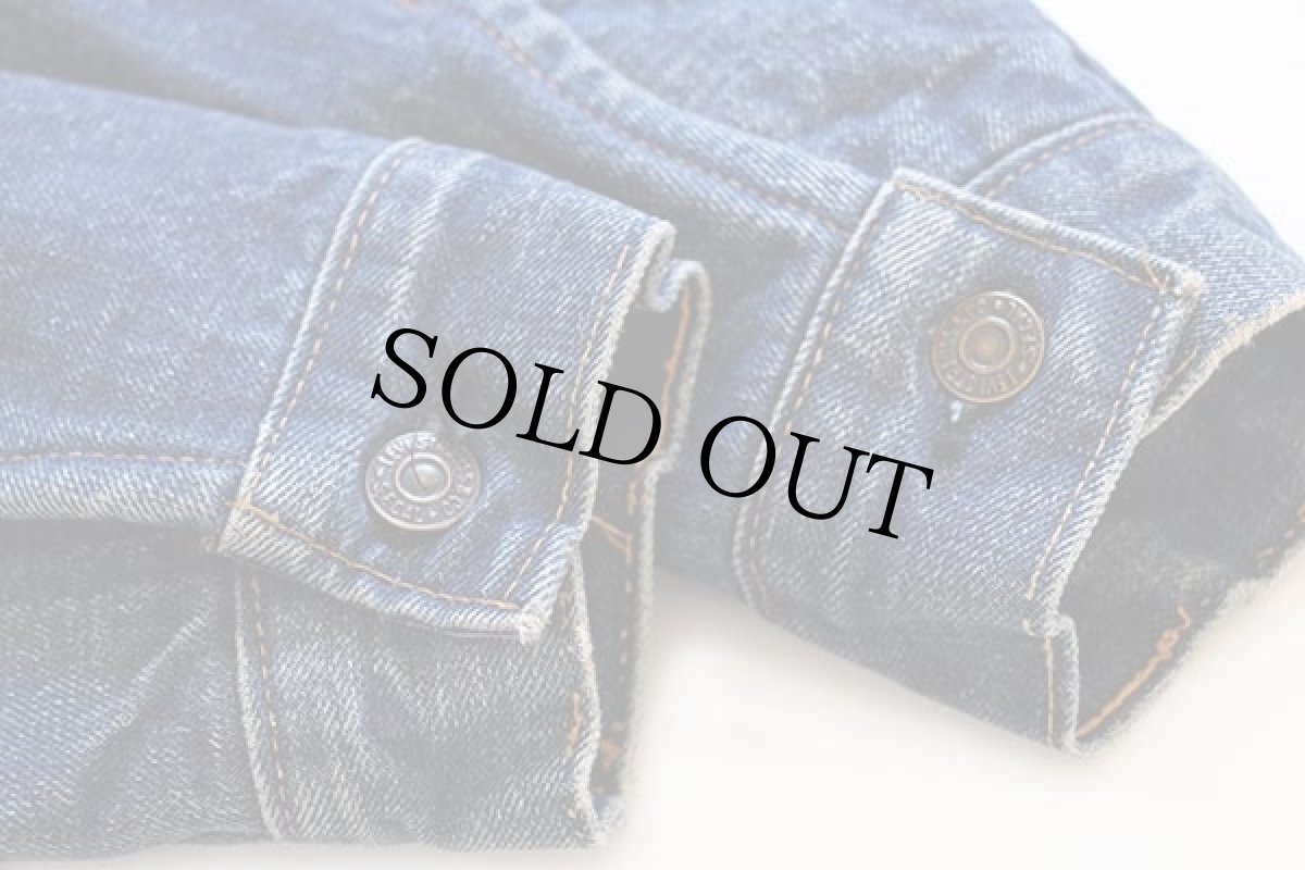 画像7: 60s USA製 LEVI'Sリーバイス 70505 BIGE ブランケットライナー デニムジャケット (7)