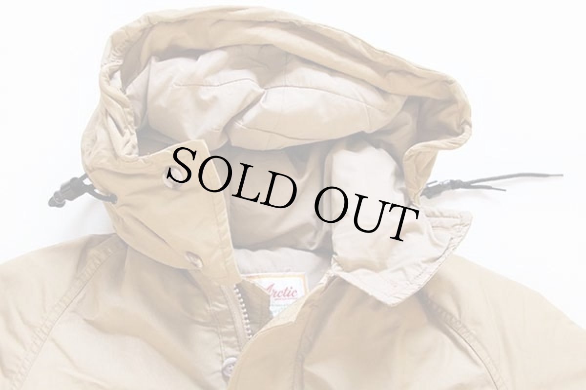 画像3: 70s カナダ製 WOODS アークティックパーカー ダウンコート タン S★B-9タイプ (3)