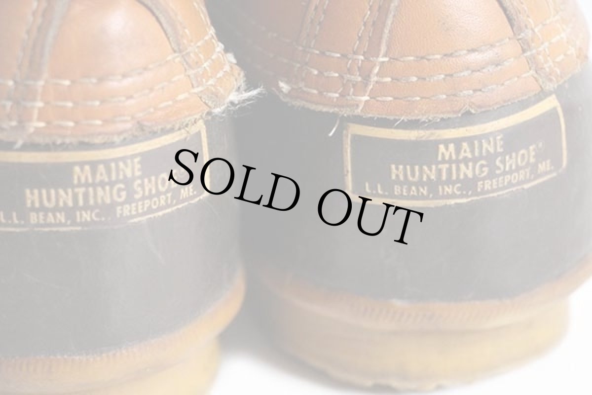 画像4: 80s USA製 L.L.Bean メインハンティング 5ホール シンサレート ビーンブーツ 10GM (4)