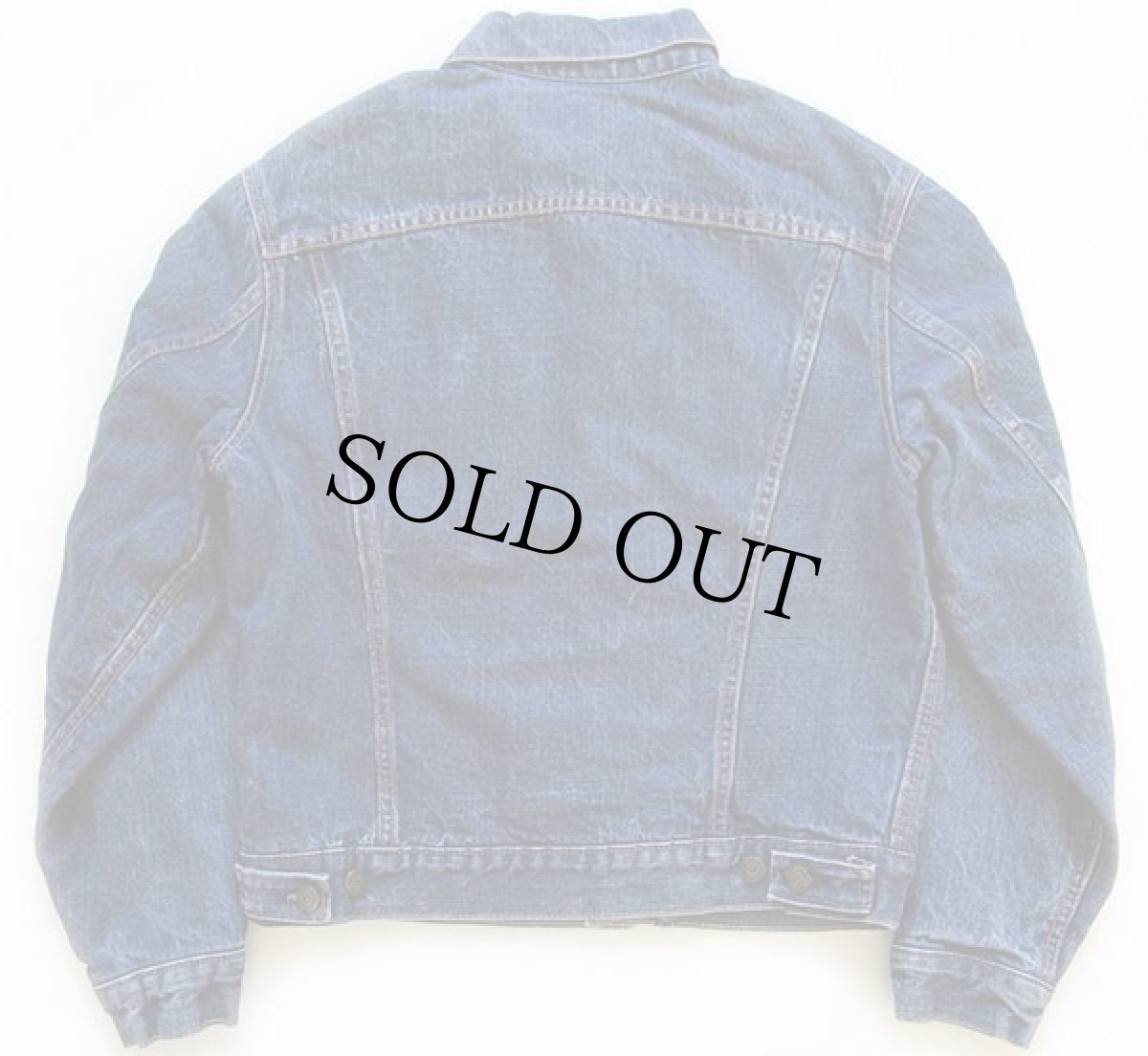 画像2: 60s USA製 LEVI'Sリーバイス 70505 BIGE ブランケットライナー デニムジャケット (2)