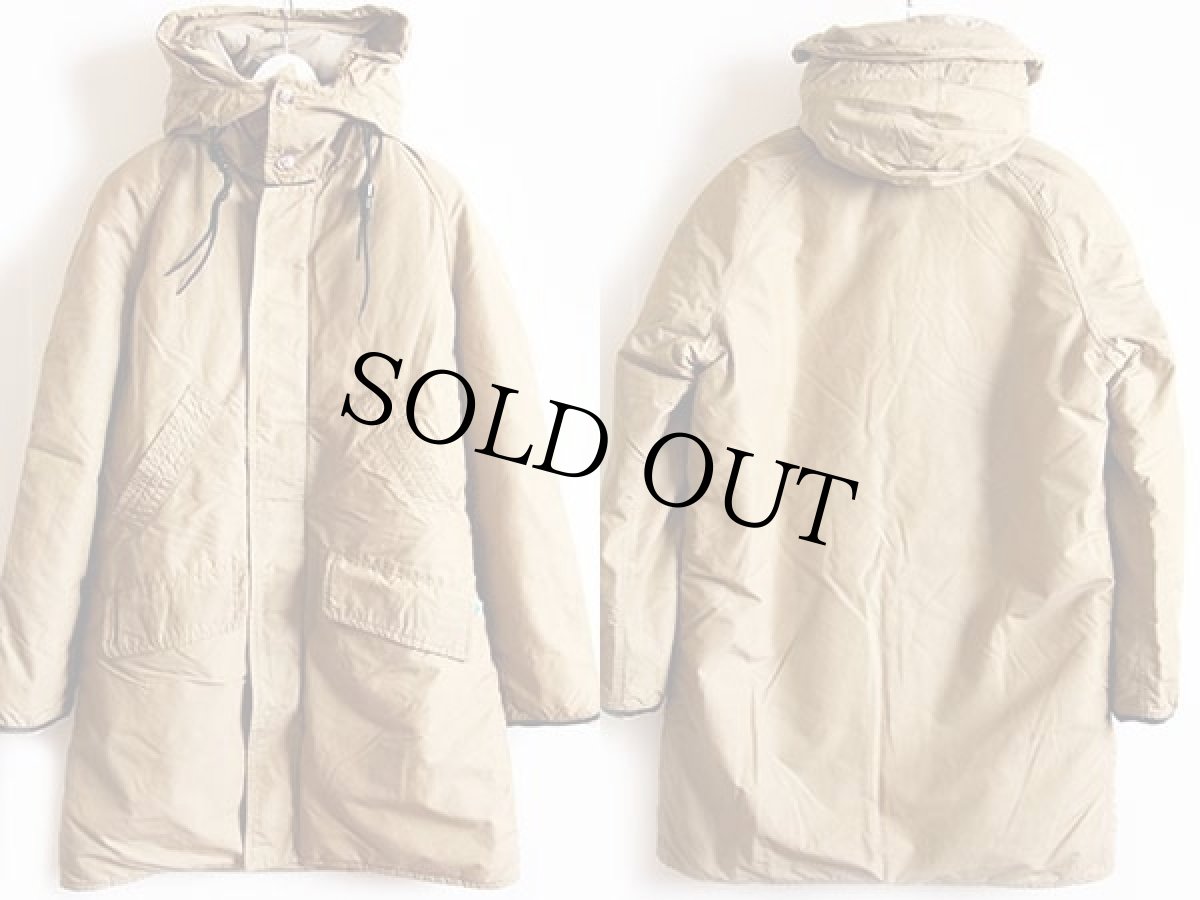 画像2: 70s カナダ製 WOODS アークティックパーカー ダウンコート タン S★B-9タイプ (2)