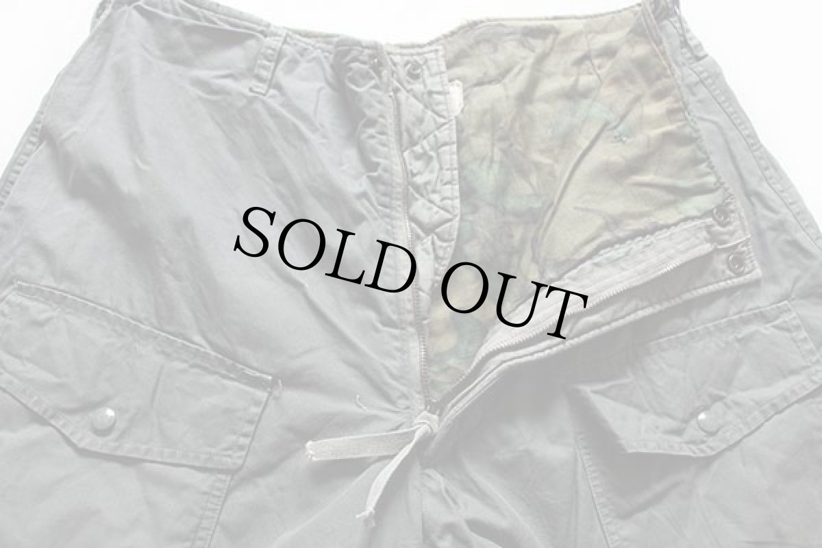 画像2: 70s 米軍 USAF CWU-5/P リーフカモライナー フライトパンツ セージグリーン L (2)