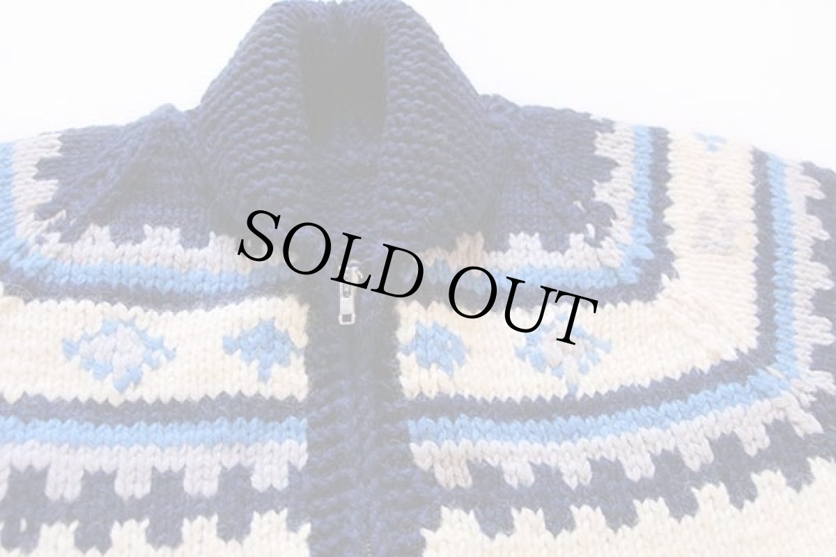 画像3: 60s ノルディック柄  ウール カウチンセーター (3)