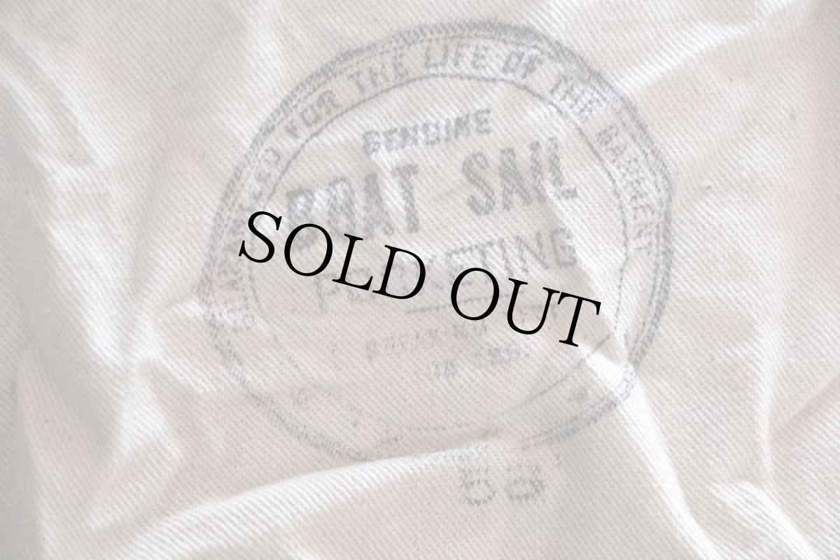 画像5: 50s UNKNOWN メルトン ウールパンツ チャコールグレー w34 (5)