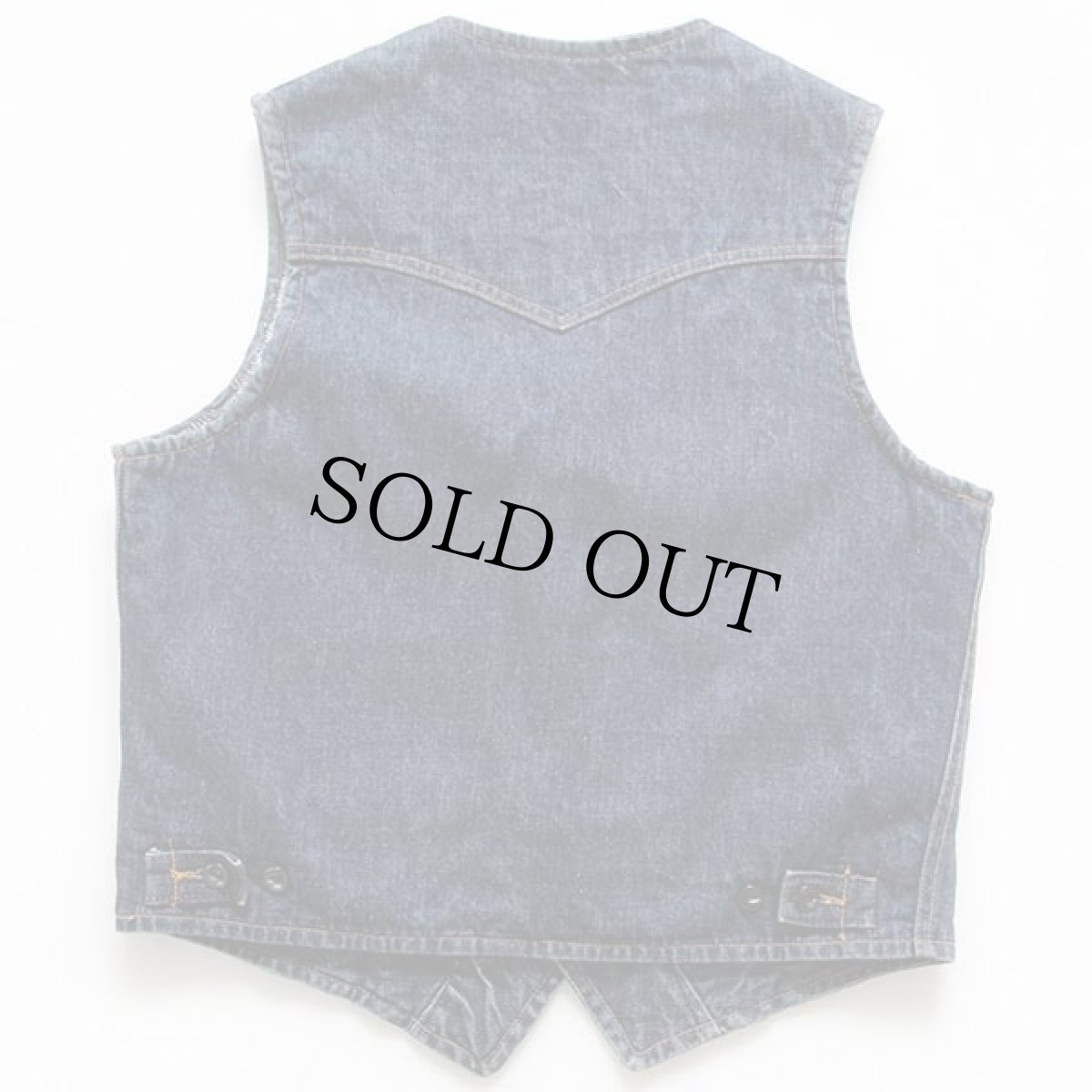 画像2: 70s USA製 Leeリー STORM RIDERストームライダー ボアライナー デニムベスト (2)