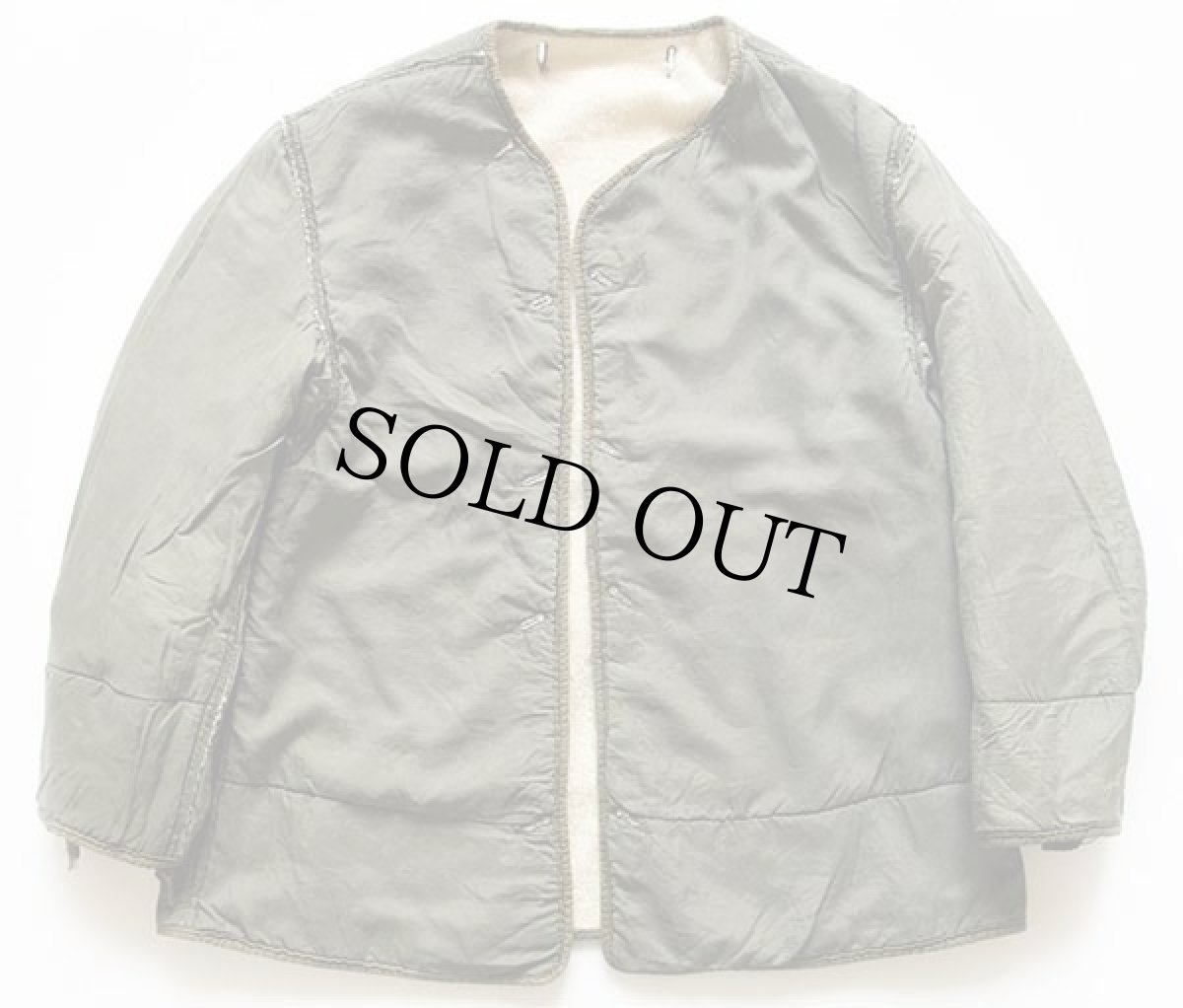 画像3: 50s 米軍 U.S.ARMY M-51 フィールドジャケット ウールパイル ライナー (3)