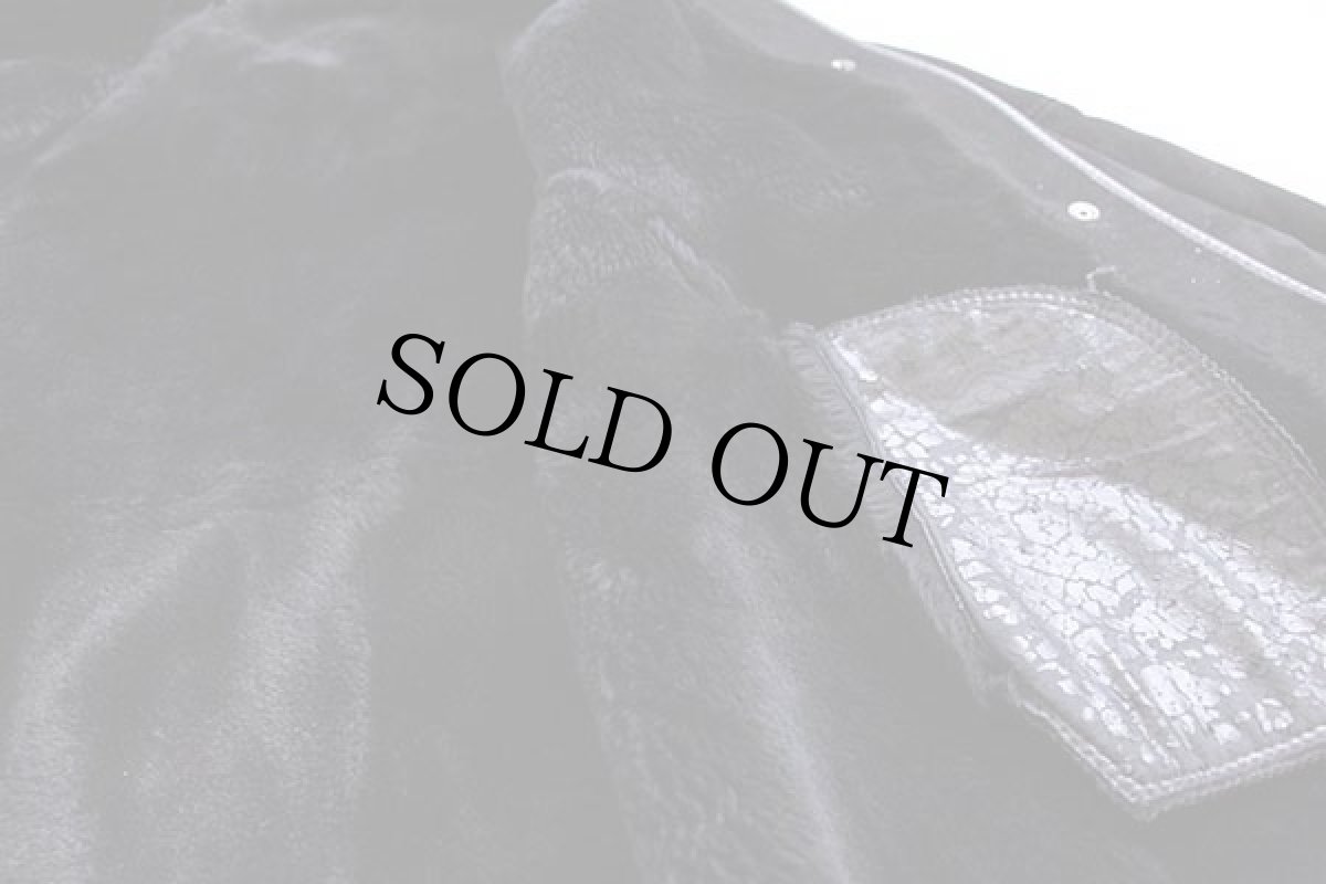 画像5: フランス製 Jacques Jekel リアル ムートンコート 黒 (5)