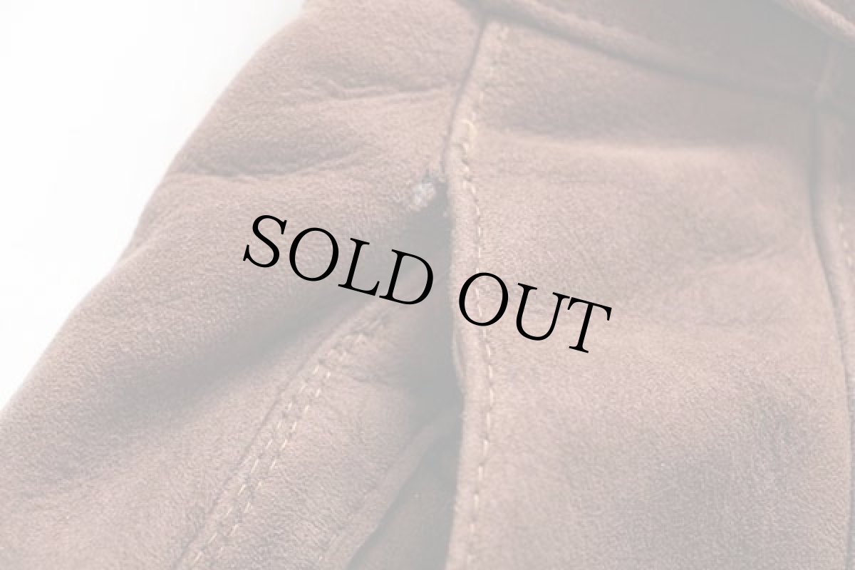 画像8: Sawyer of Napa Californian Spring Lamb ロング リアル ムートンコート ブラウン 10 (8)