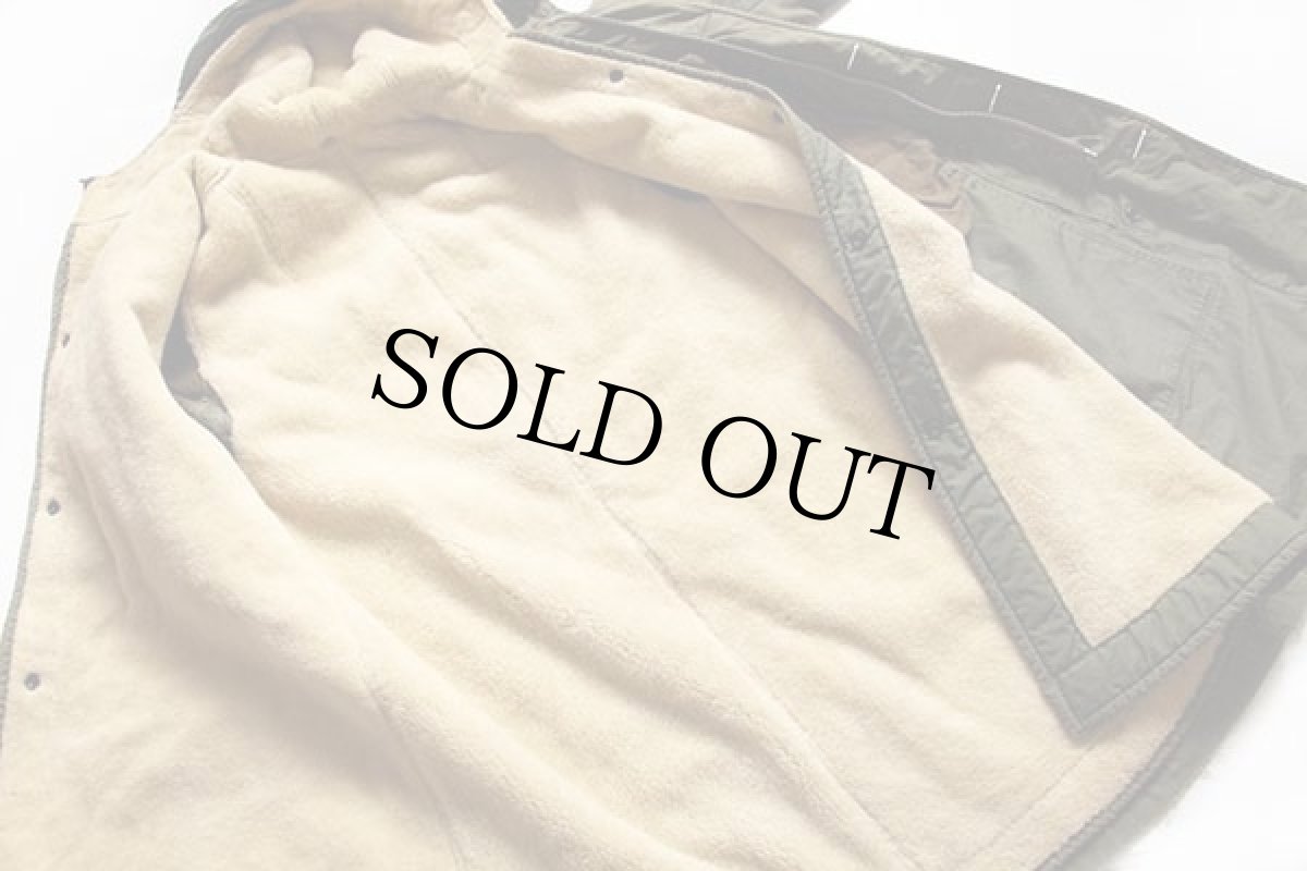 画像7: 50s 米軍 USAF M-47 パーカー オーバーコート ウールパイルライナー付き オリーブドラブ S★モッズコート (7)