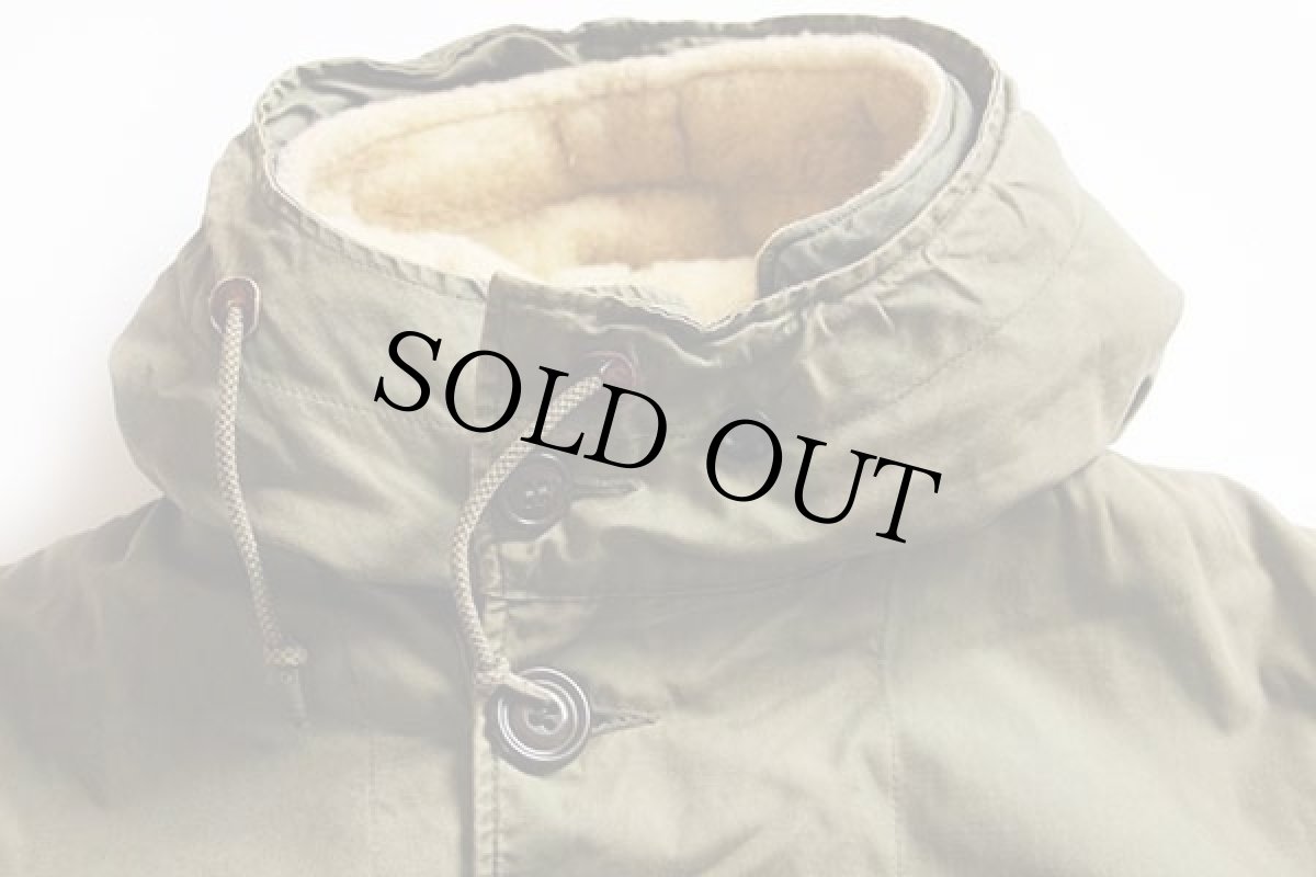 画像3: 50s 米軍 USAF M-47 パーカー オーバーコート ウールパイルライナー付き オリーブドラブ S★モッズコート (3)