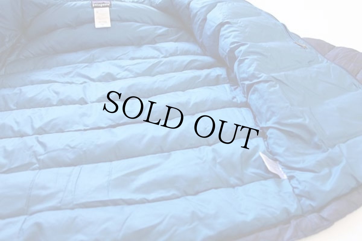 画像5: patagoniaパタゴニア ハイロフト ダウンセーター フーディー ネイビーブルー S (5)