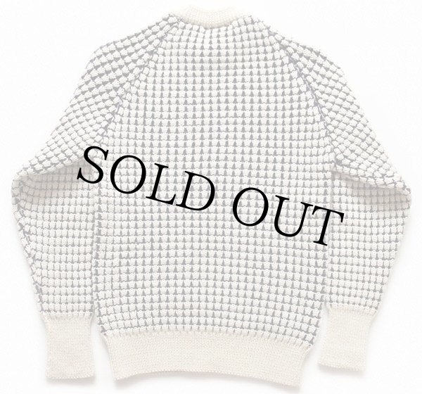 英国製 STEVENAGE KNITTING ウール ポップコーンニット セーター