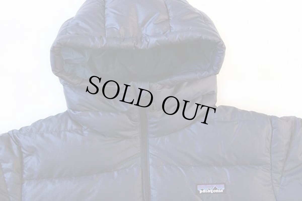 画像3: patagoniaパタゴニア ハイロフト ダウンセーター フーディー ネイビーブルー S (3)