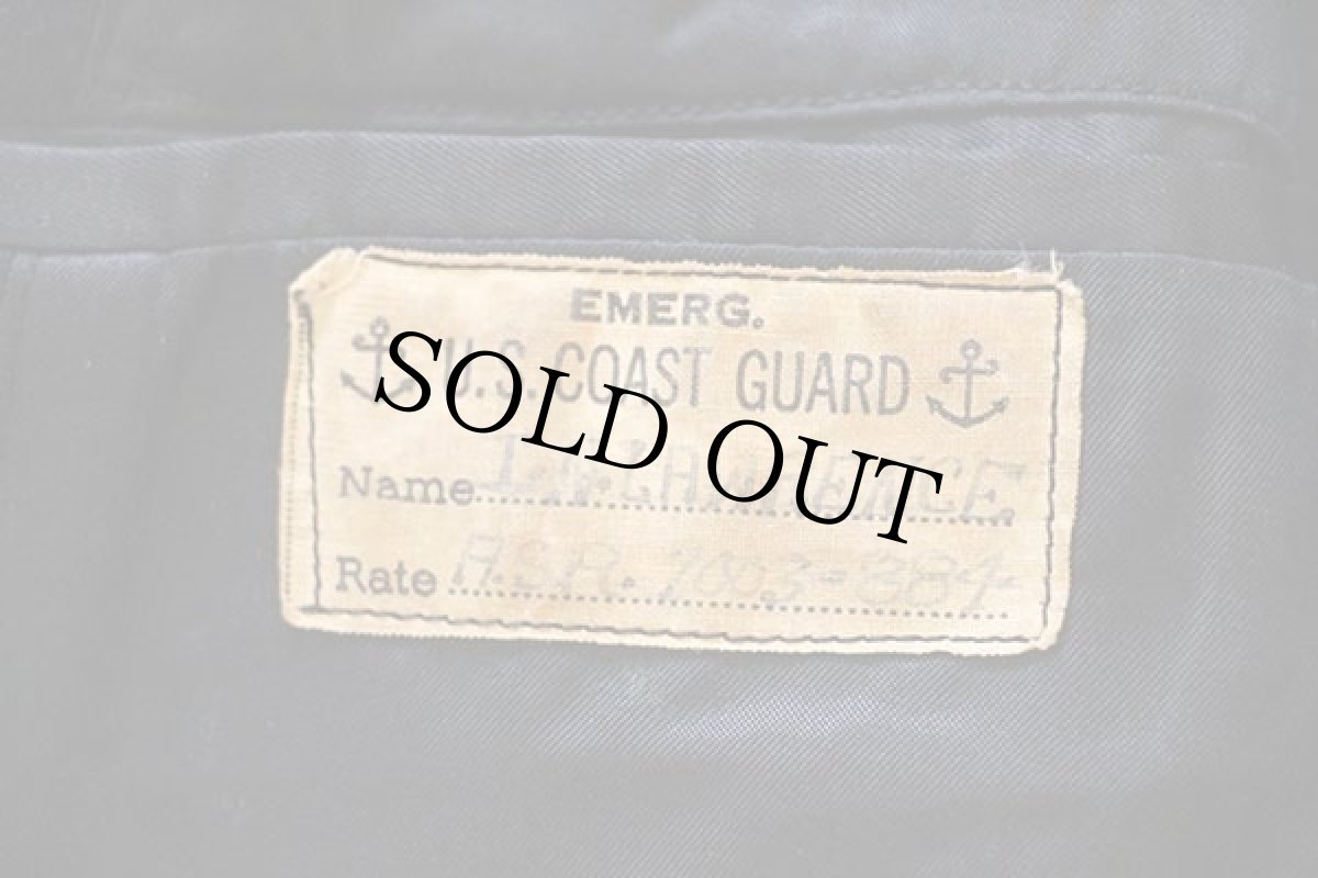 画像4: 40s 米軍 U.S.COAST GUARD 10ボタン ウール ピーコート★U.S.NAVY NAVAL (4)