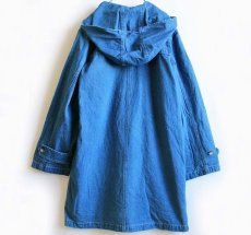 画像2: 90s DENIM&Co. ライナー付き デニム ダッフルコート M (2)