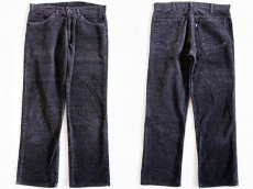 画像1: 80s Levi'sリーバイス 519-1558 コーデュロイパンツ 黒 w34 (1)