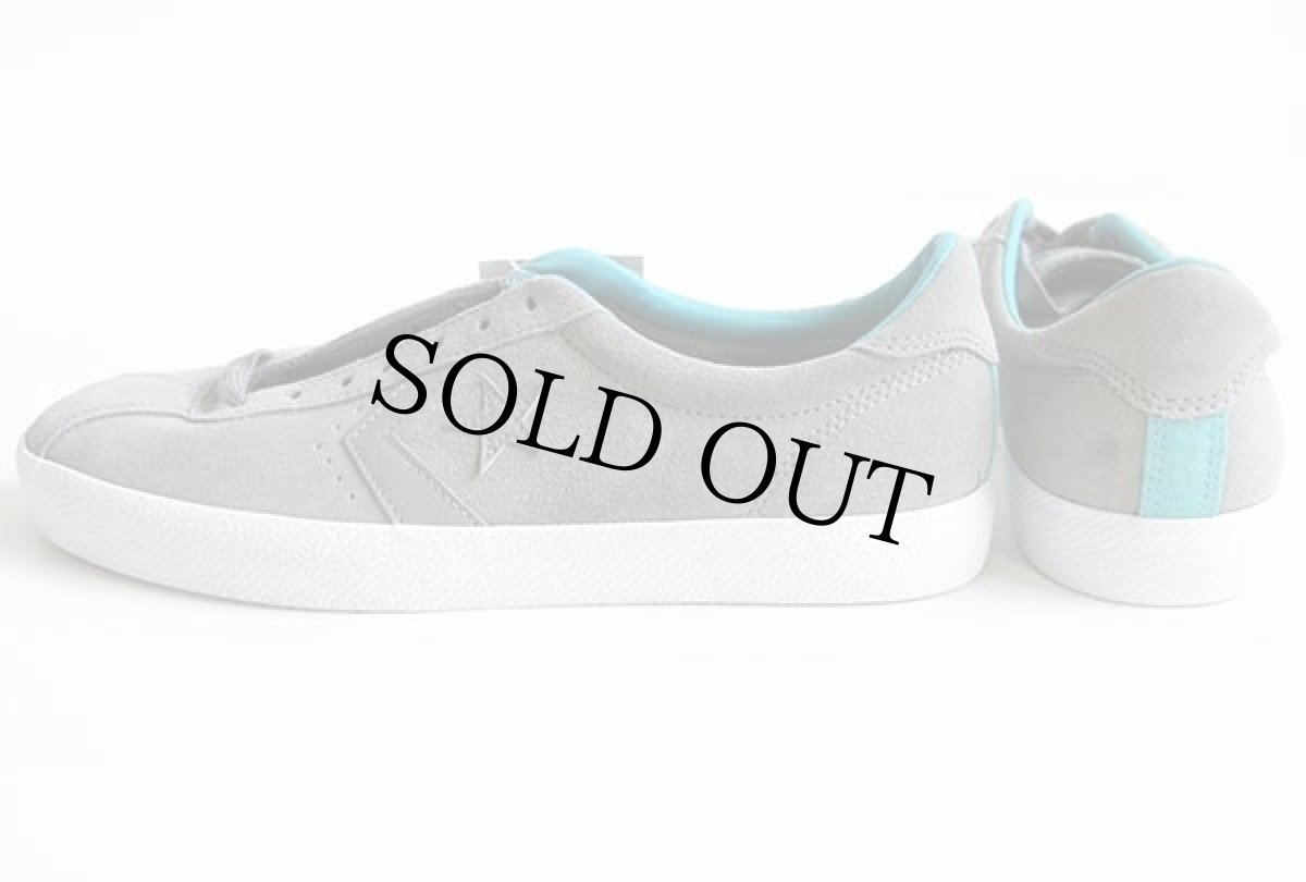 画像2: 未使用★CONVERSEコンバース CONSコンズ Breakpoint OX スエード グレー×アクアブルー9.5 (2)