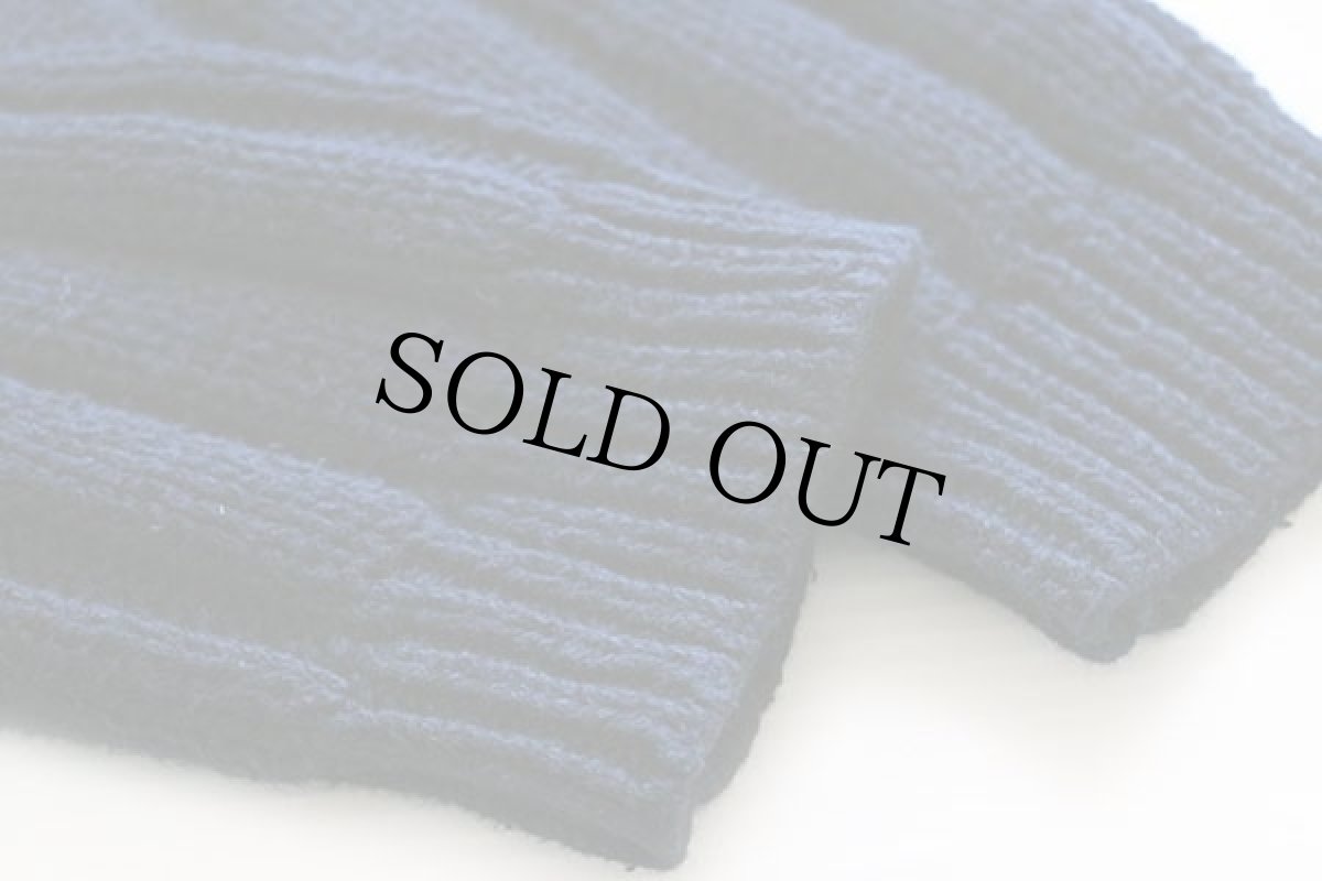 画像6: 90s ラルフローレン 星条旗 タートルネック コットンニット セーター 紺 M (6)