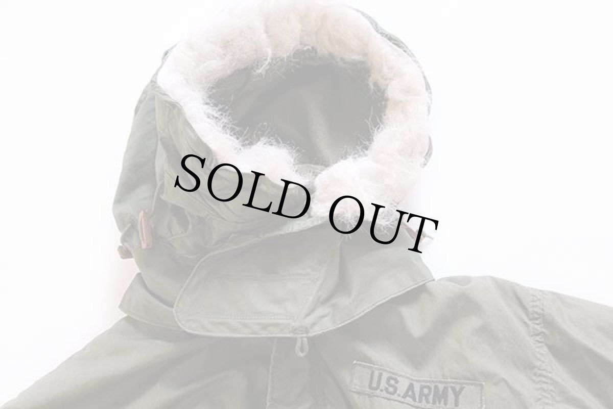 画像5: 60s 米軍 U.S.ARMY キルティングライナー&フード付き M-65 パーカー R-M★モッズコート フルセット (5)