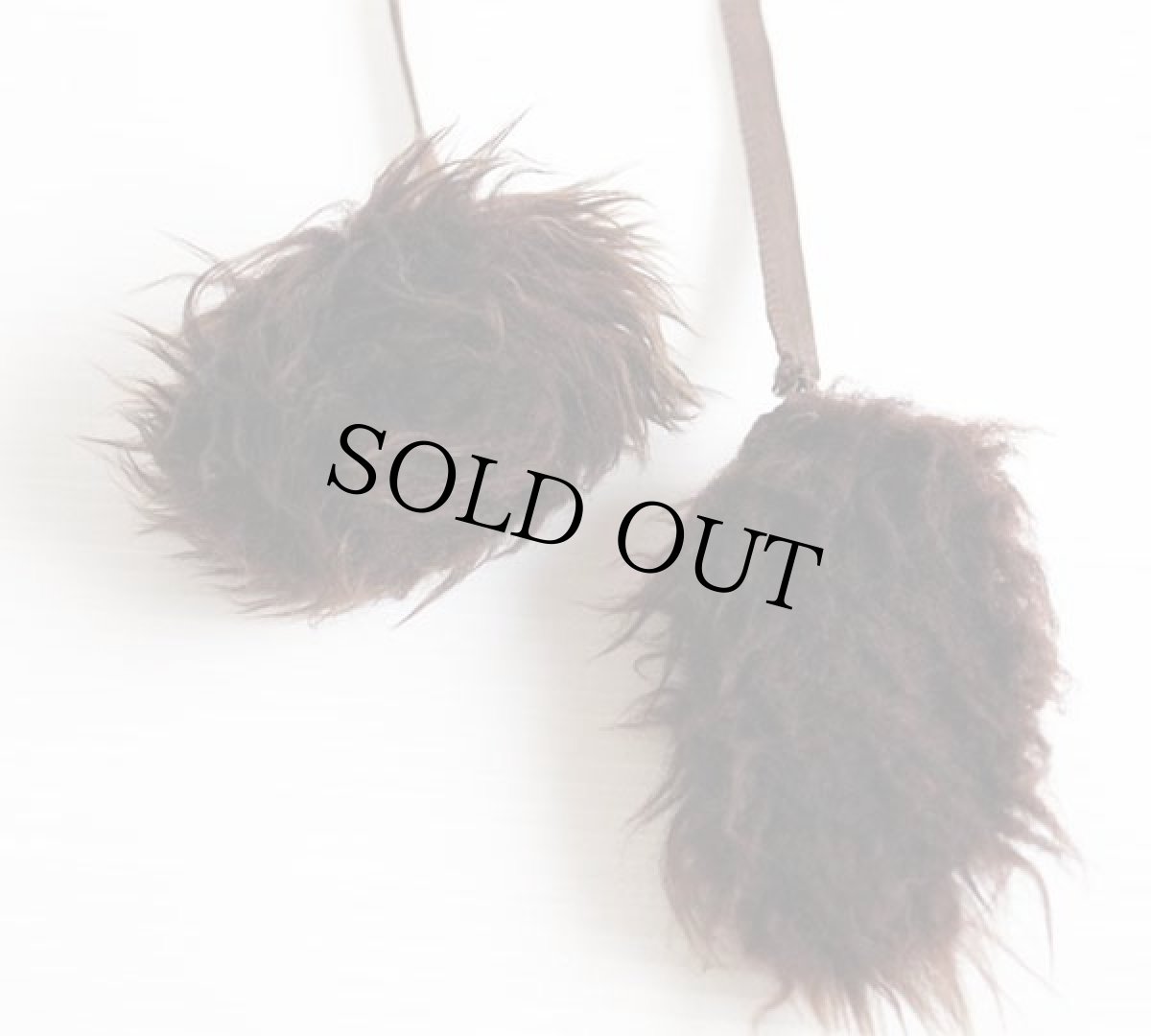 画像5: ビンテージ イタリア製 耳当て付き リアル ファー キャップ 焦げ茶★エスキモー (5)