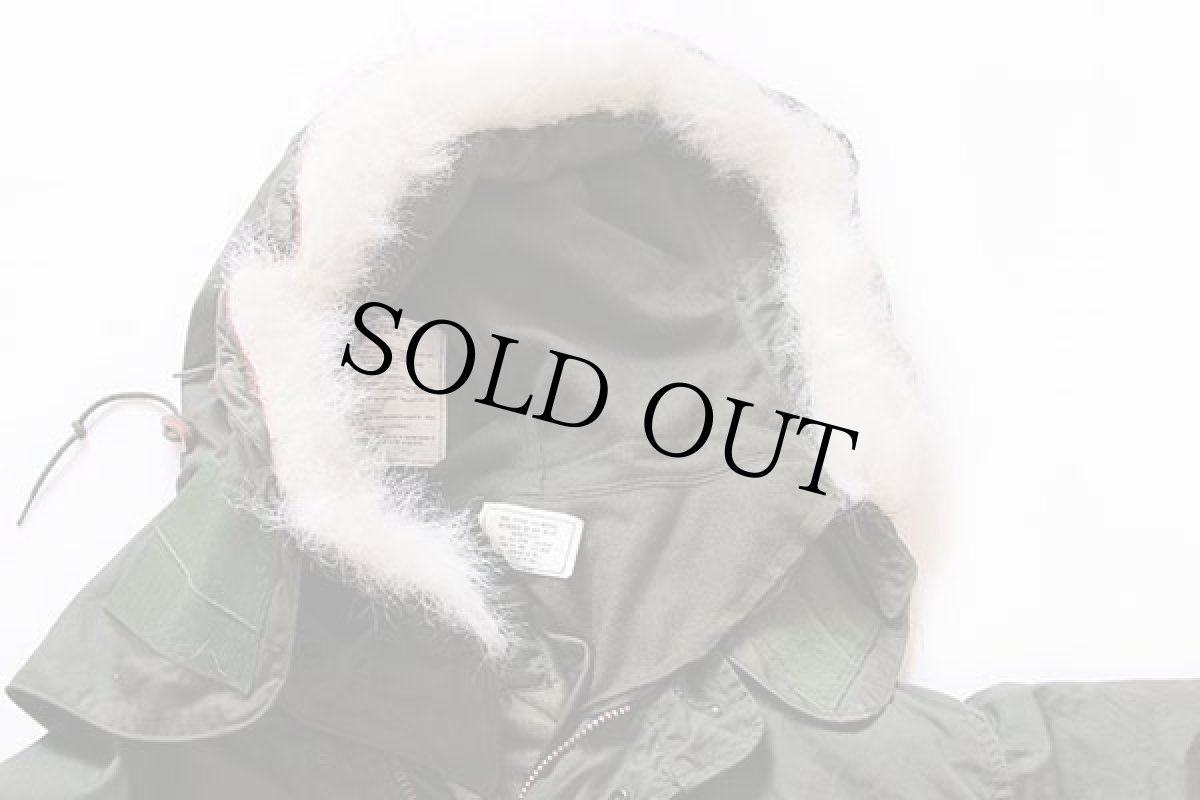 画像5: 80s 米軍 U.S.ARMY キルティングライナー&フード付き M-65 パーカー L★モッズコート フルセット (5)