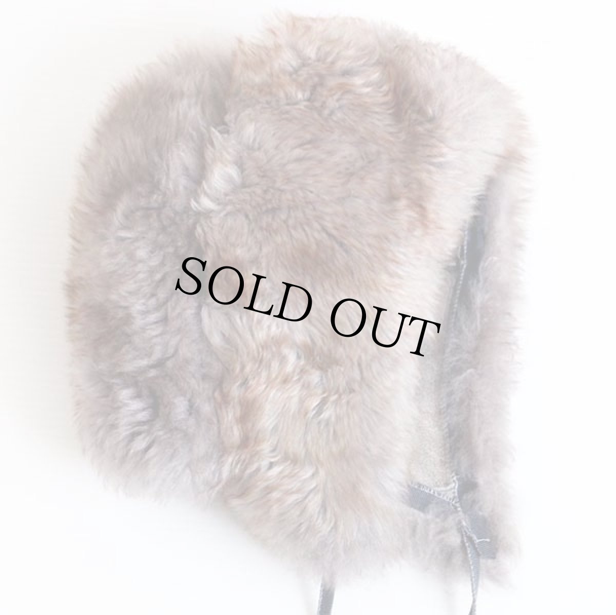 画像2: ビンテージ 耳当て付き リアル ファー キャップ★エスキモー (2)