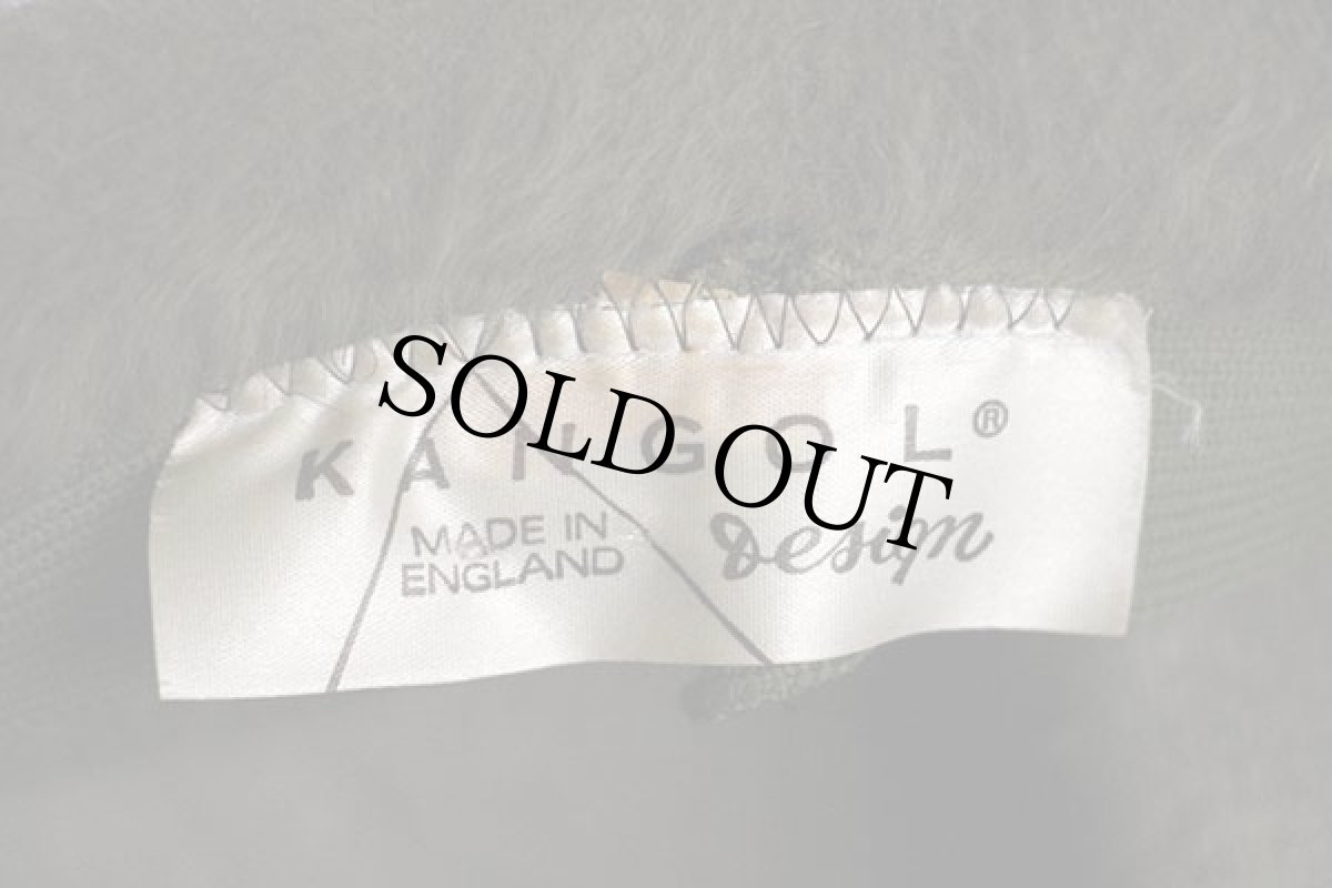 画像3: ビンテージ 英国製 KANGOLカンゴール ファーハット 緑 (3)