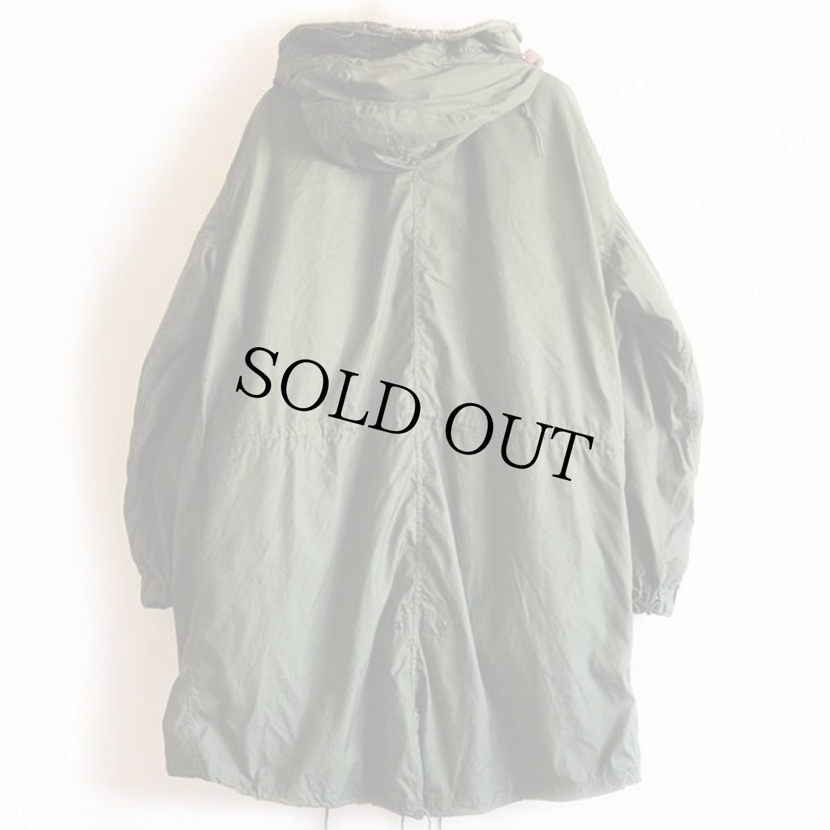 画像2: 80s 米軍 U.S.ARMY キルティングライナー&フード付き M-65 パーカー L★モッズコート フルセット (2)