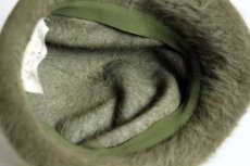 画像4: ビンテージ 英国製 KANGOLカンゴール ファーハット 緑 (4)