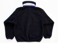 画像2: 90s patagoniaパタゴニア フリース スナップT 黒 KIDS' 8 (2)