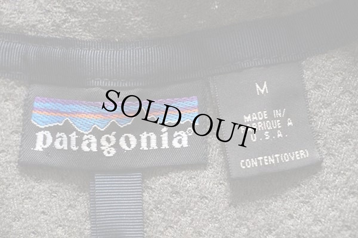 画像4: 90s USA製 patagoniaパタゴニア レトロカーディガン フリースジャケット グレー M (4)